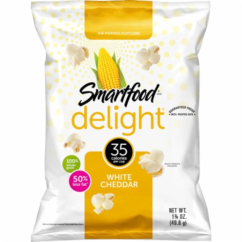 Smartfood Delight White Cheddar Air Popped Popcorn Perspective: front