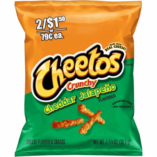 Cheetos Crunchy Cheese Flavored Snacks Jalapeno