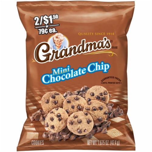 Grandma's® Mini Chocolate Chip Cookies Perspective: front