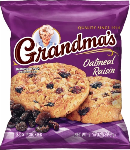 Grandma's® Oatmeal Raisin Cookies Perspective: front