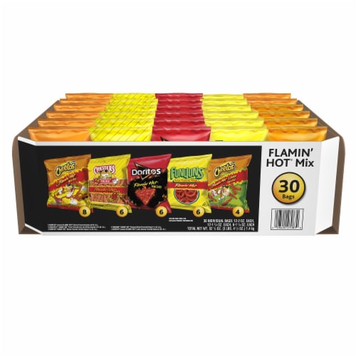 Frito-Lay® Flamin' Hot® Snacks & Chips Mix Variety Multi Pack, 30