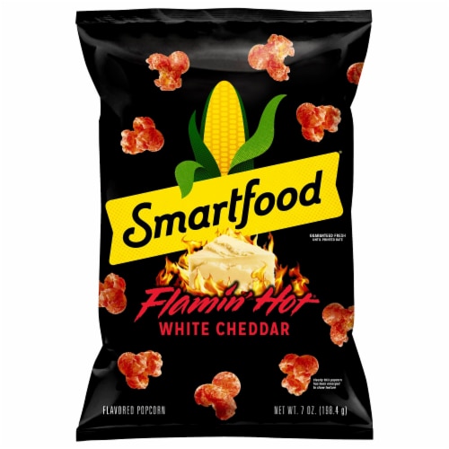 Smartfood® Flamin' Hot® White Cheddar Flavored Popcorn Perspective: front