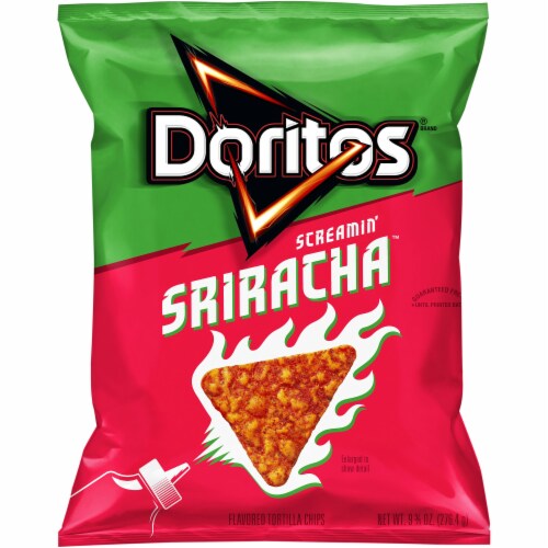 Doritos® Screamin' Sriracha Tortilla Chips Perspective: front