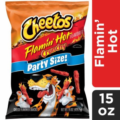 Cheetos FLAMIN HOT PUFFS Cheese Flavored Snacks Chips 8oz (3 Bags