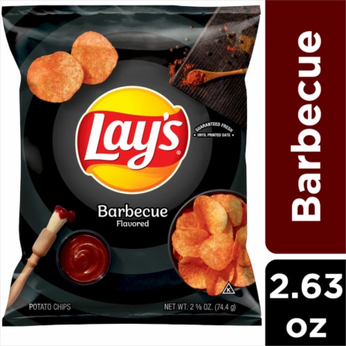 Lay's® Barbecue Potato Chips Perspective: front