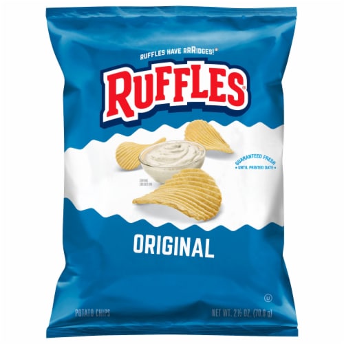 Ruffles® Original Potato Chips Perspective: front