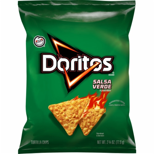 Doritos® Salsa Verde Torilla Chips Perspective: front