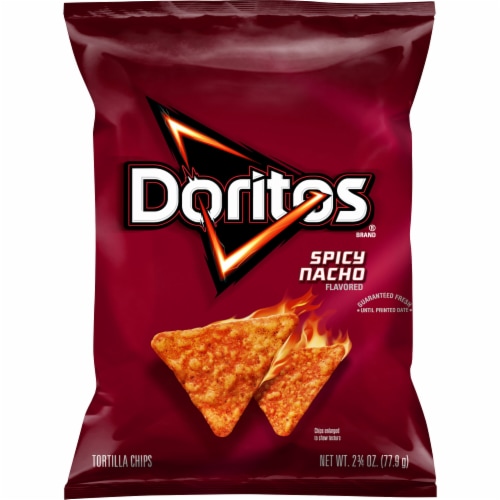 Doritos® Spicy Nacho Tortilla Chips Perspective: front