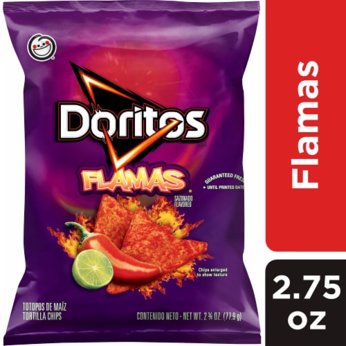Doritos Flamas Flavored Tortilla Chips Perspective: front