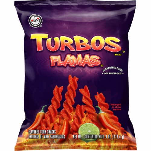Sabritas Turbos® Flamas® Flavored Corn Snacks Perspective: front