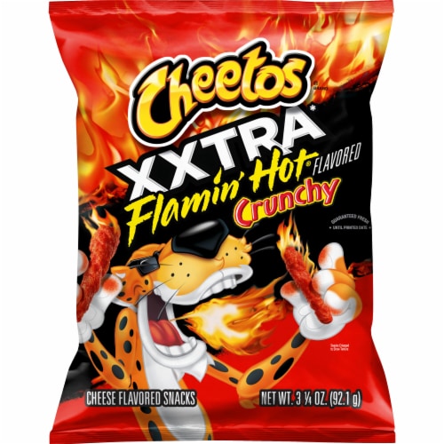 Cheetos® Crunchy XXtra Flamin' Hot® Cheese Flavored Snacks, 3.25 oz ...