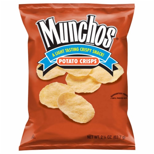 Munchos Regular Flavored Potato Crisps Perspective: front
