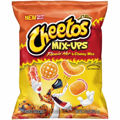 Cheetos Mix-Ups Flamin' Hot & Cheesy Mix Perspective: front