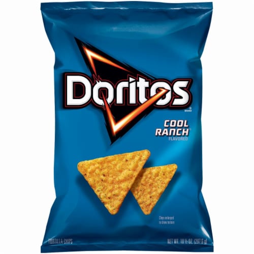 Doritos Cool Ranch Tortilla Chips Perspective: front