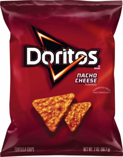 Doritos Nacho Cheese Tortilla Chips Perspective: front