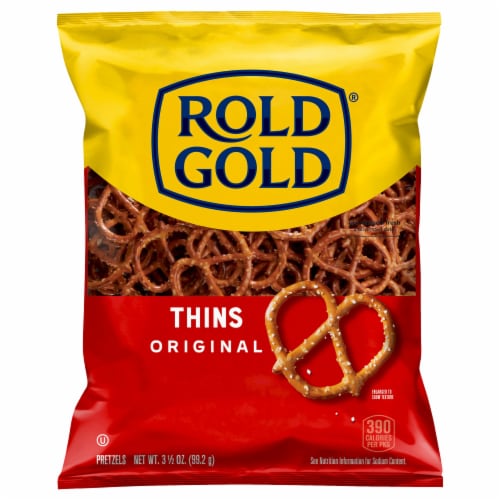 Rold Gold Original Thin Pretzel Twists Perspective: front