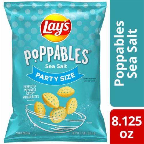 Lay's® Poppables Sea Salt Potato Chips Party Size Perspective: front