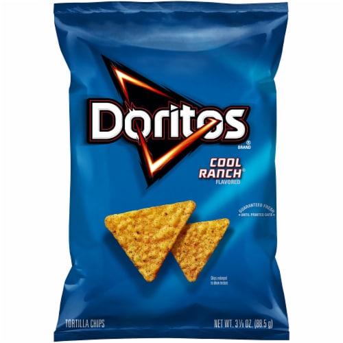 Doritos Cool Ranch Tortilla Chips Perspective: front