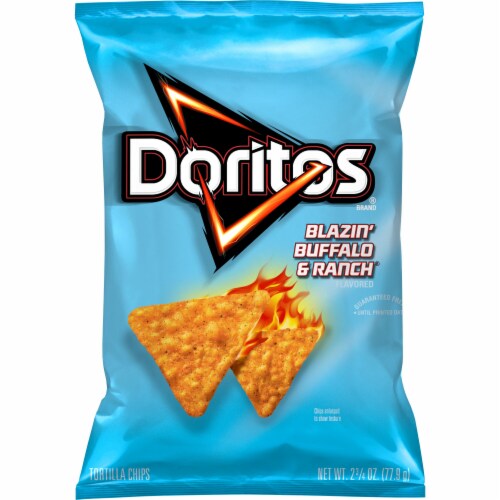 Doritos® Blazin' Buffalo & Ranch® Flavored Tortilla Chips Perspective: front