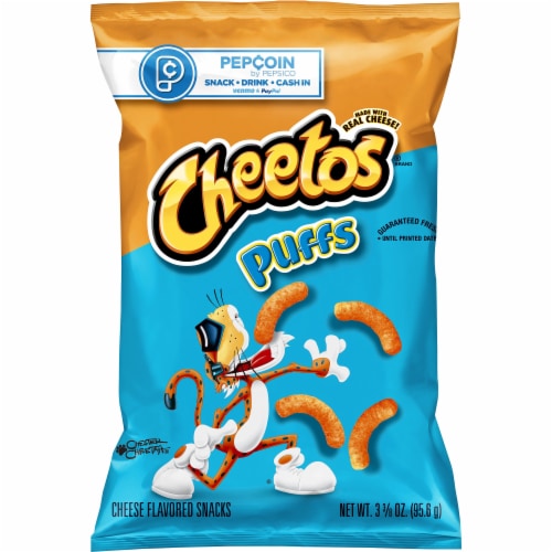 Cheetos Puffs Cheese Flavored Snacks Perspective: front