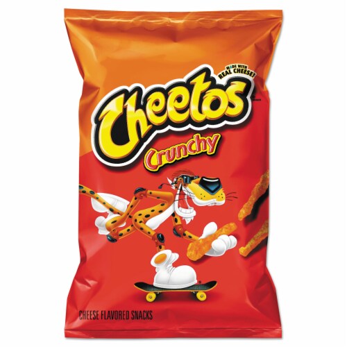  Cheetos Cheese Snacks, Crunchy Hot, 2-Ounce Large Single Serve  Bags (Pack of 64)