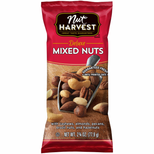 Nut Harvest Deluxe Mixed Nuts Perspective: front