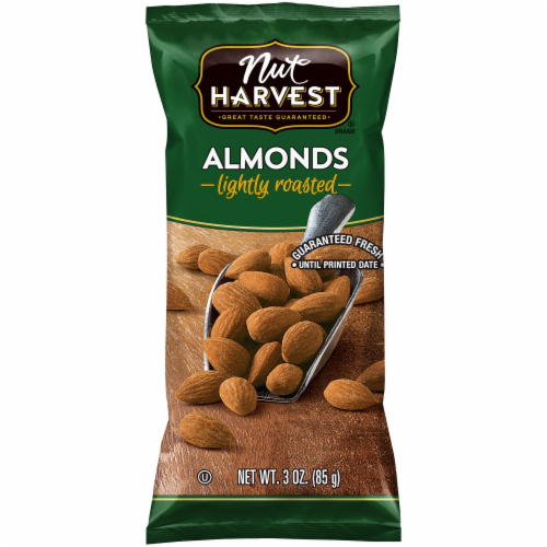 Nut Harvest Lightly Roasted Almonds Perspective: front