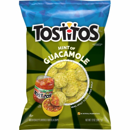 Tostitos® Hint of Guacomole Tortilla Chips Perspective: front