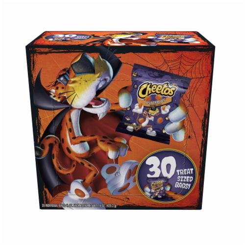 Cheetos Asteroids Cheese Flavored Snacks Perspective: front