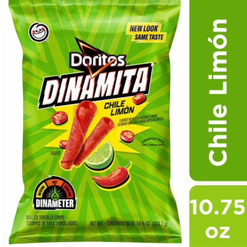 Doritos Dinamita® Chile Limon Rolled Tortilla Chips Perspective: front