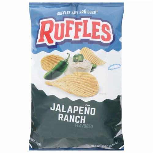 Ruffles Jalapeno Ranch Flavored Potato Chips