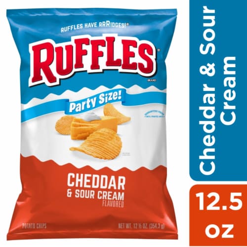 Ruffles® Cheddar and Sour Cream Potato Chips Party Size