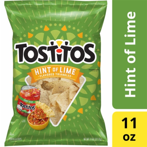 Tostitos® Hint of Lime Flavored Tortilla Chips Perspective: front