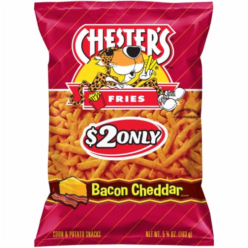 Chester s bacon cheddar fries corn potato snack 5 75 oz ralphs