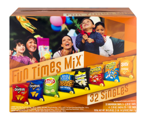 Frito-Lay Fun Times Mix Snacks and Potato Chips Variety Pack Perspective: front