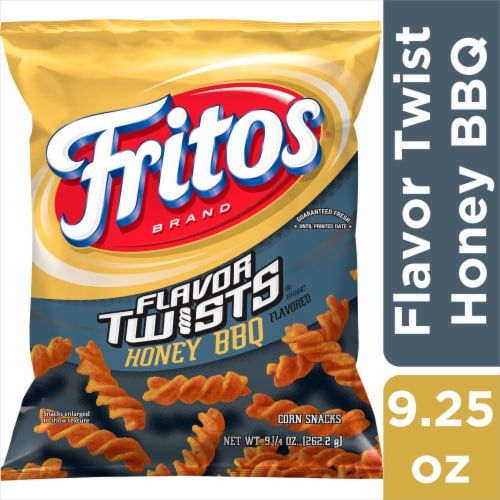 Fritos® Honey BBQ Flavor Twists Corn Chips Perspective: front