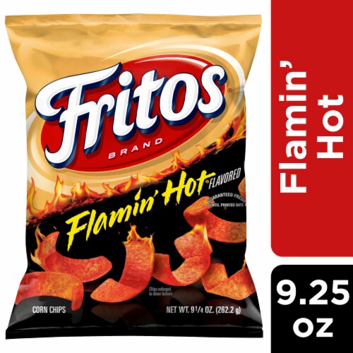 Fritos® Flamin' Hot® Corn Chips Perspective: front