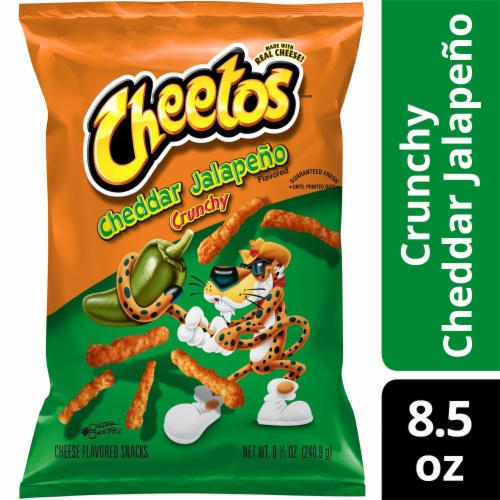 Cheetos® Crunchy Cheddar Jalapeno Chips Perspective: front