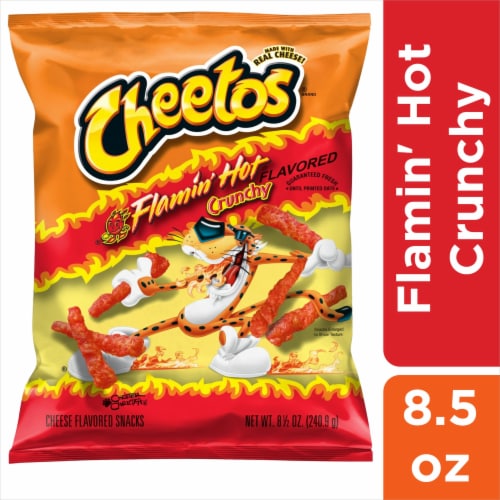 Cheetos® Crunchy Flamin' Hot Chips Perspective: front