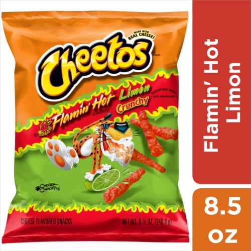  Cheetos Flamin' Hot Chips, Gluten Free Snacks, 8.5oz Bag