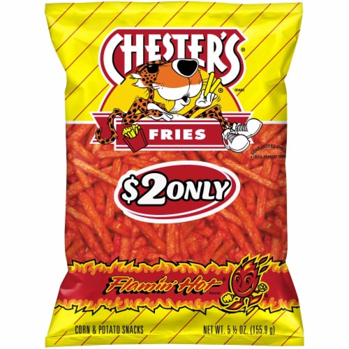 Chester's Flamin' Hot Fries Perspective: front