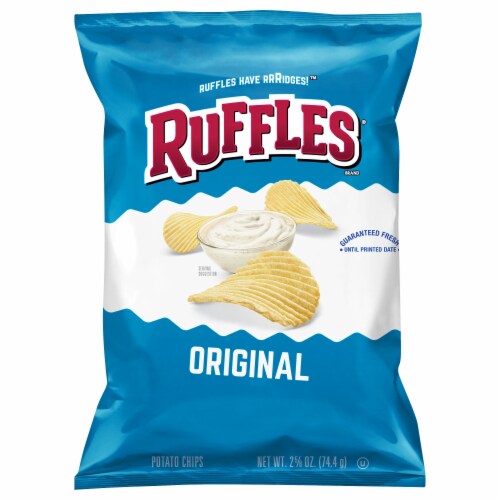 Ruffles Original Potato Chips Perspective: front