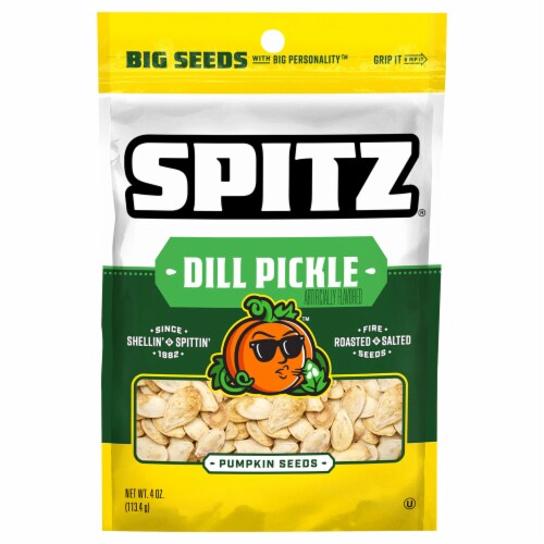 Spitz® Dill Pickle Flavored Pumpkin Seeds Perspective: front