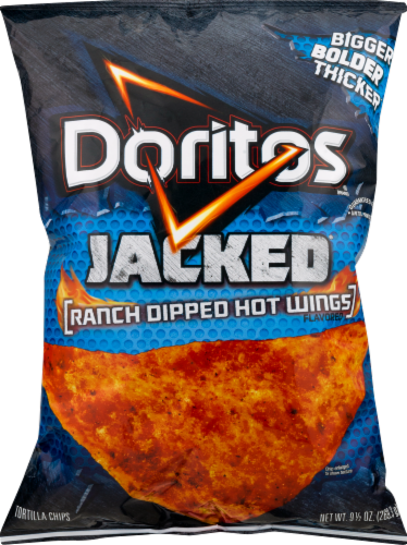 Doritos Jacked Hot Wings Flavored Tortilla Chips, 9.5 oz - Kroger