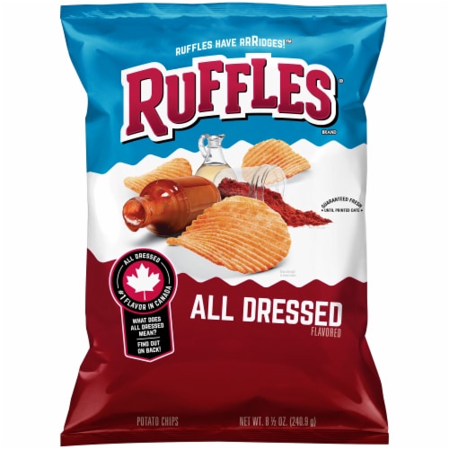 Ruffles® All Dressed Potato Chips Perspective: front