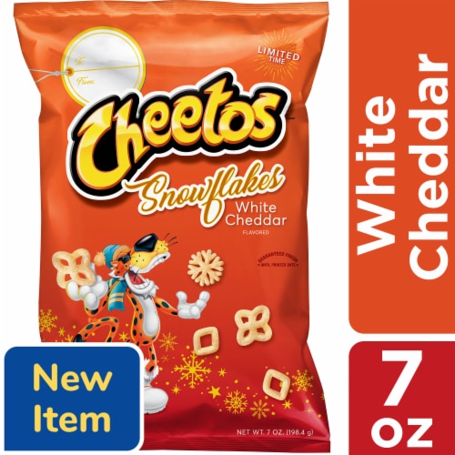 Cheetos® White Cheddar Snowflakes Chips Perspective: front