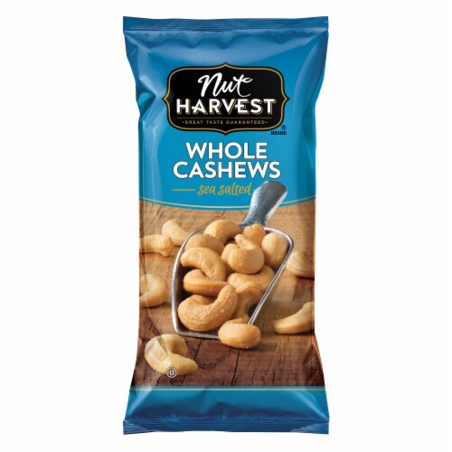 Nut Harvest Sea Salted Whole Cashews Perspective: front