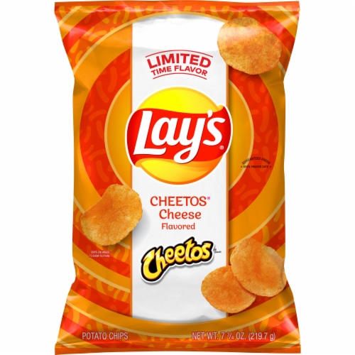 Lay's® Cheetos Cheese Flavored Potato Chips Perspective: front