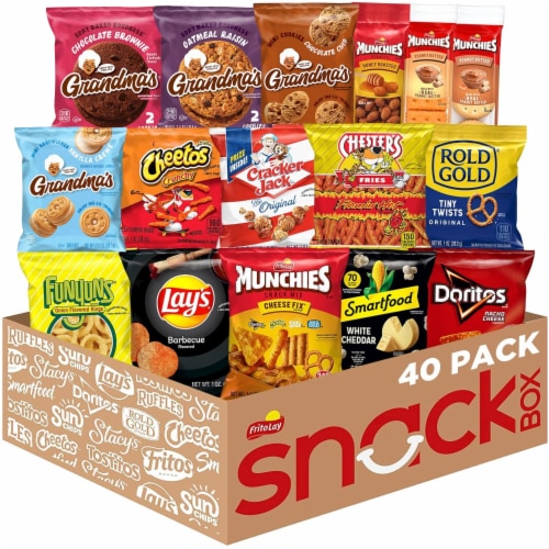 Ultimate Snack Care Package, Bundle of Chips, Cookies, Crackers