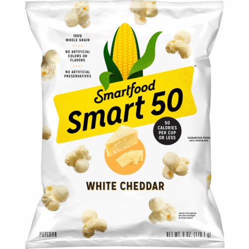 Smartfood™ Smart50 White Cheddar Popcorn Perspective: front
